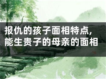 报仇的孩子面相特点,能生贵子的母亲的面相
