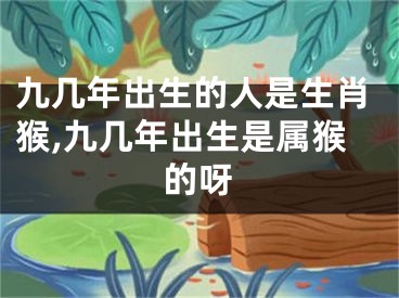 九几年出生的人是生肖猴,九几年出生是属猴的呀