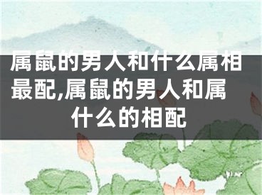 属鼠的男人和什么属相最配,属鼠的男人和属什么的相配