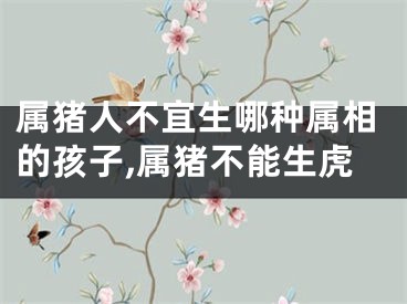 属猪人不宜生哪种属相的孩子,属猪不能生虎
