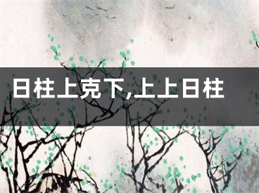 日柱上克下,上上日柱
