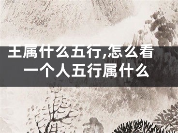 王属什么五行,怎么看一个人五行属什么