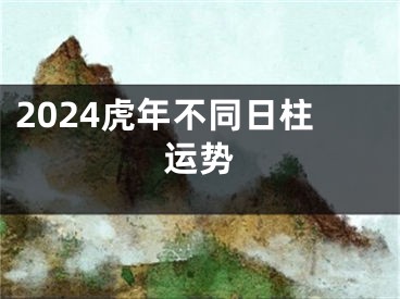 2024虎年不同日柱运势