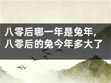 八零后哪一年是兔年,八零后的兔今年多大了