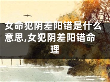 女命犯阴差阳错是什么意思,女犯阴差阳错命理