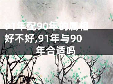 91年配90年的属相好不好,91年与90年合适吗