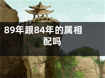 89年跟84年的属相配吗