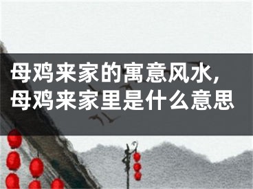 母鸡来家的寓意风水,母鸡来家里是什么意思