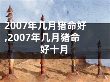 2007年几月猪命好,2007年几月猪命好十月