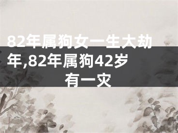82年属狗女一生大劫年,82年属狗42岁有一灾