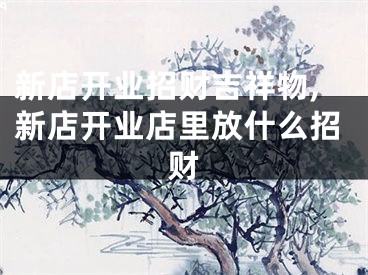 新店开业招财吉祥物,新店开业店里放什么招财