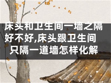 床头和卫生间一墙之隔好不好,床头跟卫生间只隔一道墙怎样化解