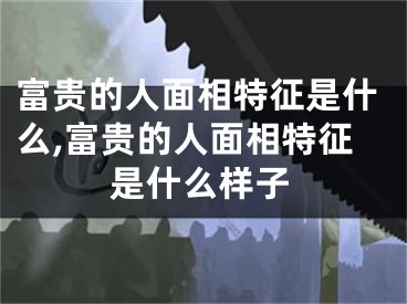 富贵的人面相特征是什么,富贵的人面相特征是什么样子