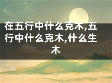 在五行中什么克木,五行中什么克木,什么生木