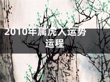 2010年属虎人运势运程