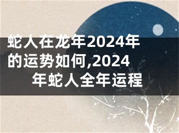 蛇人在龙年2024年的运势如何,2024年蛇人全年运程