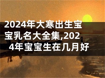 2024年大寒出生宝宝乳名大全集,2024年宝宝生在几月好