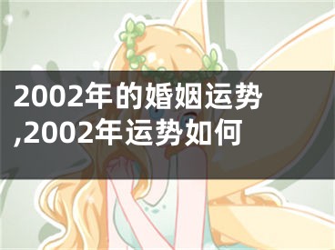 2002年的婚姻运势,2002年运势如何
