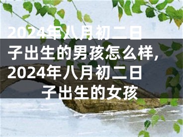 2024年八月初二日子出生的男孩怎么样,2024年八月初二日子出生的女孩