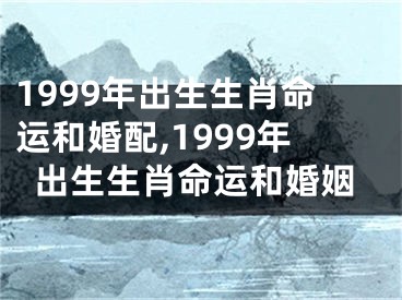 1999年出生生肖命运和婚配,1999年出生生肖命运和婚姻