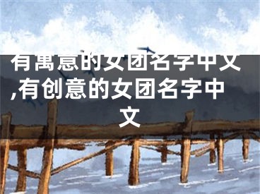 有寓意的女团名字中文,有创意的女团名字中文