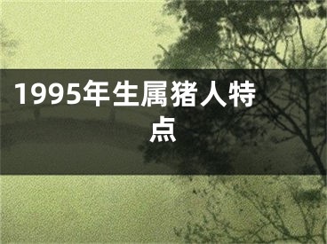 1995年生属猪人特点