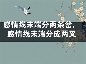感情线末端分两条岔,感情线末端分成两叉