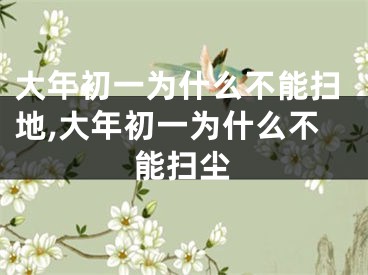 大年初一为什么不能扫地,大年初一为什么不能扫尘