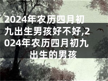 2024年农历四月初九出生男孩好不好,2024年农历四月初九出生的男孩
