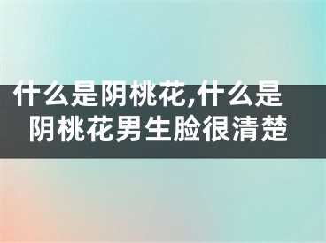 什么是阴桃花,什么是阴桃花男生脸很清楚