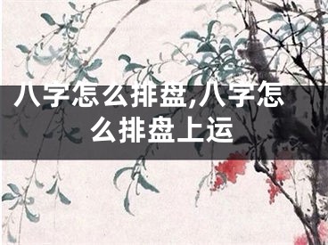 八字怎么排盘,八字怎么排盘上运