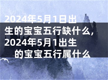 2024年5月1日出生的宝宝五行缺什么,2024年5月1出生的宝宝五行属什么
