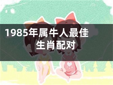 1985年属牛人最佳生肖配对