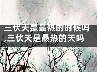 三伏天是最热的时候吗,三伏天是最热的天吗