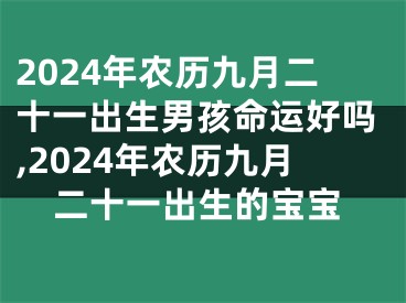 2024年农历九月二十一出生男孩命运好吗,2024年农历九月二十一出生的宝宝