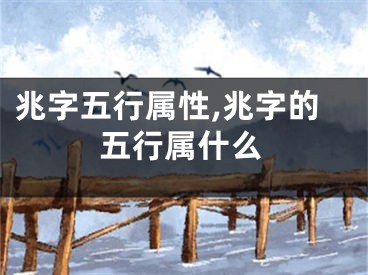 兆字五行属性,兆字的五行属什么