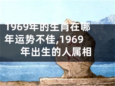 1969年的生肖在哪年运势不佳,1969年出生的人属相