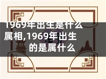 1969年出生是什么属相,1969年出生的是属什么