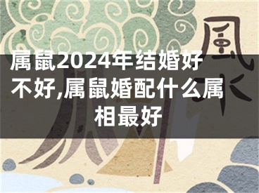 属鼠2024年结婚好不好,属鼠婚配什么属相最好