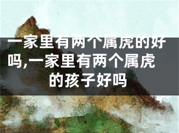 一家里有两个属虎的好吗,一家里有两个属虎的孩子好吗