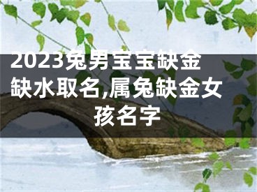 2023兔男宝宝缺金缺水取名,属兔缺金女孩名字