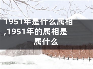 1951年是什么属相,1951年的属相是属什么