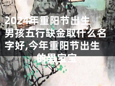 2024年重阳节出生男孩五行缺金取什么名字好,今年重阳节出生的男宝宝