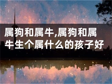 属狗和属牛,属狗和属牛生个属什么的孩子好
