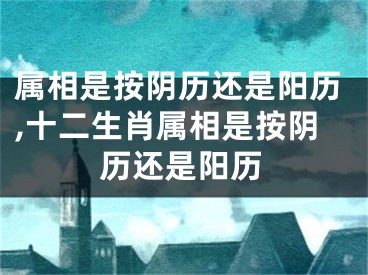 属相是按阴历还是阳历,十二生肖属相是按阴历还是阳历