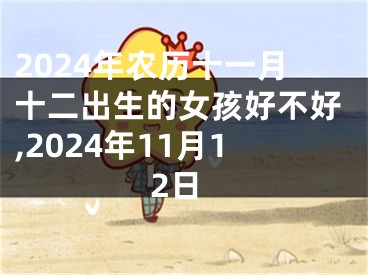 2024年农历十一月十二出生的女孩好不好,2024年11月12日