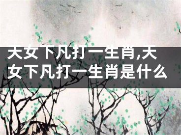 天女下凡打一生肖,天女下凡打一生肖是什么