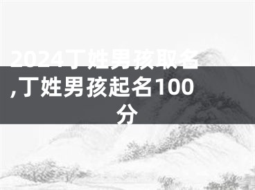 2024丁姓男孩取名,丁姓男孩起名100分