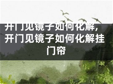 开门见镜子如何化解,开门见镜子如何化解挂门帘