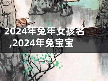 2024年兔年女孩名,2024年兔宝宝